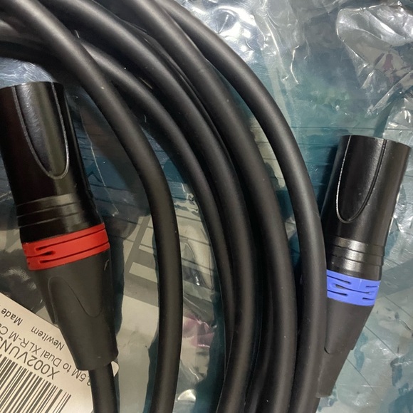 Professional Audio Cord Aux 3.5 To 2 Xlr Male 3 Pin 10 Ft - Picture 6 of 6